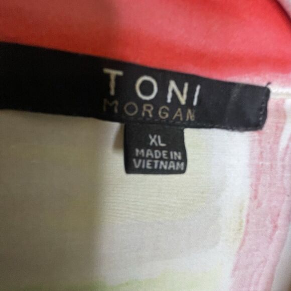 Toni Morgan  Art To Wear Jacket SZ XL  Pockets Full Zip Abstract Modern - Picture 6 of 16